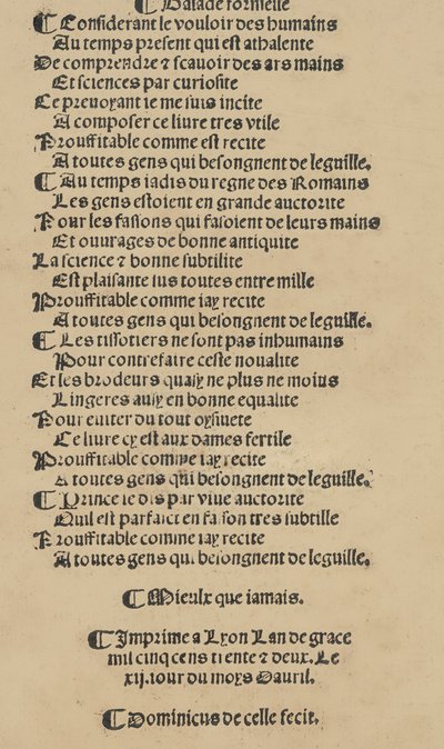 Libreto nouellamete složené pro mistra Domenica da Sera ... dílo všech s ..., 12. dubna 1532. od Unbekannt