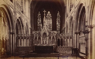 Katedrála Lichfield, Reredos a oltář, 1929. od Unbekannt