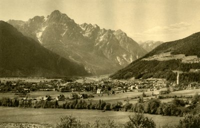 Lienz a Spitzkofel, Tyrolsko, Rakousko, c1935. od Unbekannt