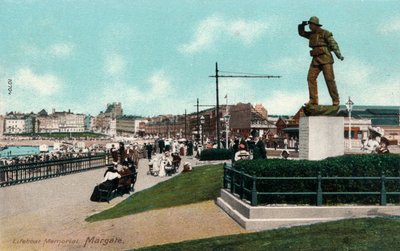 Památník záchranného člunu, Margate, Kent, c1905 od Unbekannt