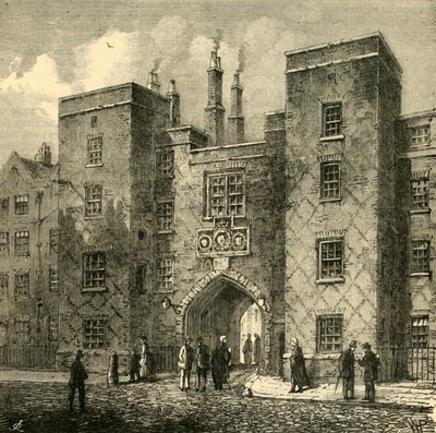 Lincolns Inn Gate, Chancery Lane, 1881. od Unbekannt