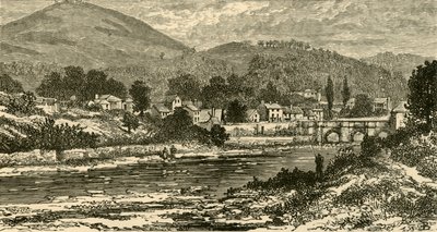 Most Llangollen, 1898. od Unbekannt