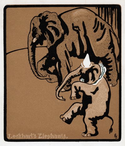 Lockhartovi sloni, 19. století od Unbekannt