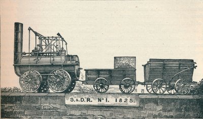 Locomotion č. 1, postavená pro Stockton & Darlington Railway, 1825 1906 od Unbekannt