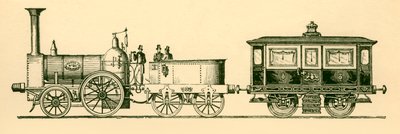Locomotive and Royal Saloon, London and Birmingham Railway, 1843, 1930. od Unbekannt