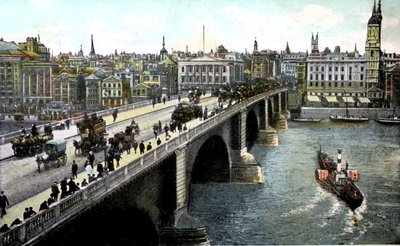 London Bridge po rozšíření v roce 1904, Londýn, 20. století od Unbekannt