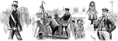 London Dockers Strike, září 1889 od Unbekannt