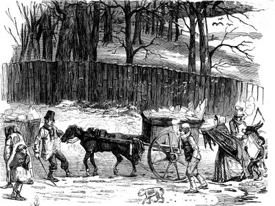 Londýnské ledové vozíky, 1850 od Unbekannt