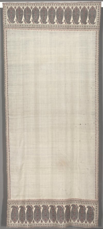Dlouhý šál, c. 1812. od Unbekannt