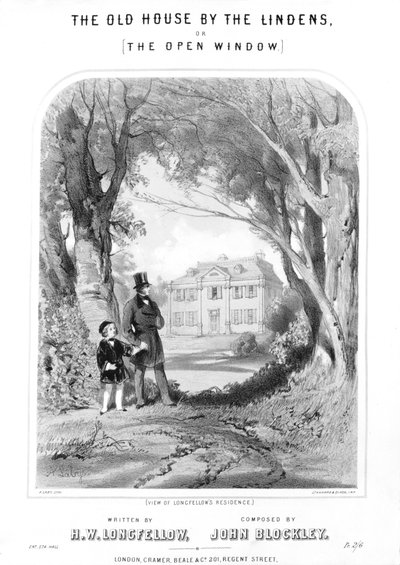 Longfellows dům, c1880 od Unbekannt