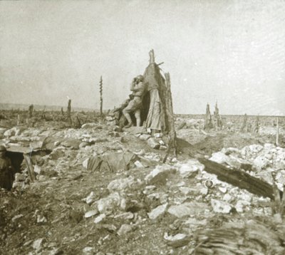 Vyhlídkové stanoviště, Fort Vaux, severní Francie, c1914-c1918 od Unbekannt