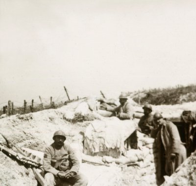 Vyhlídkové stanoviště, Massiges, severní Francie, c1914-c1918. od Unbekannt
