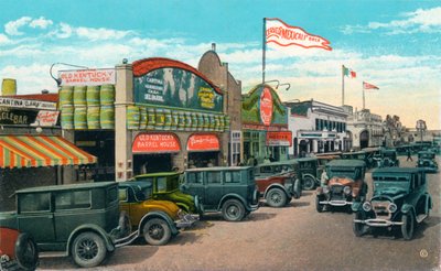 Při pohledu na sever na Main Street, c1939 od Unbekannt