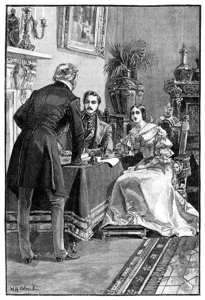 Lord Campbells Audience of the Queen, 1900 od Unbekannt