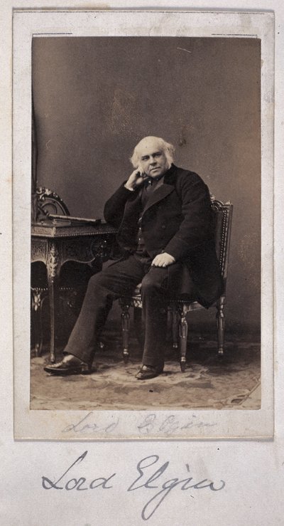 Lord Elgin, britský diplomat, c 1860 od Unbekannt