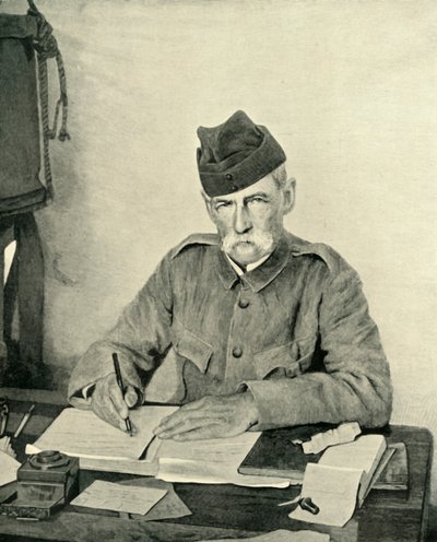 Lord Roberts Psaní ve svém stanu, c1900, 1901. od Unbekannt