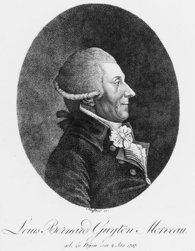 Louis Bernard Guyton Morveau, francouzský chemik a právník, c 1800 od Unbekannt