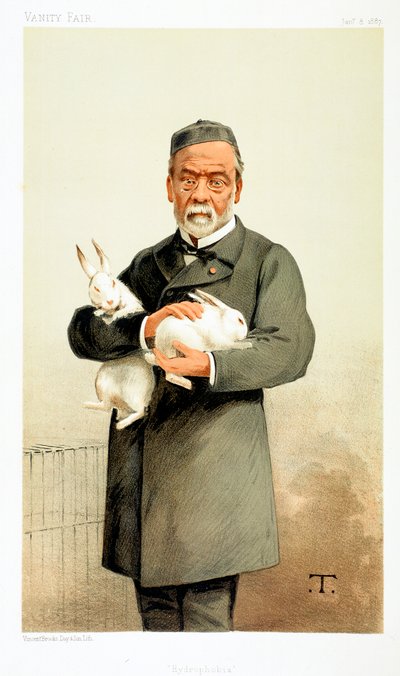 Louis Pasteur, francouzský chemik a zakladatel moderní bakteriologie, 1887 od Unbekannt