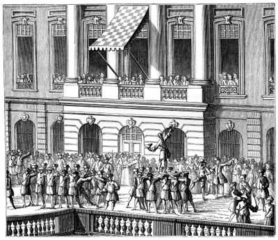 Louis XV ve Štrasburku, 1744, 1885 od Unbekannt