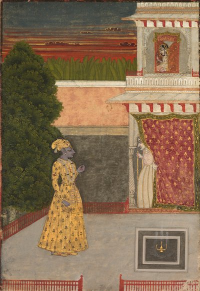 Milenci a stará babizna, c. 1780 - 1790. od Unbekannt