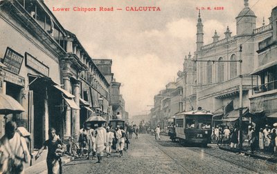 Lower Chitpore Road - Kalkata, c1910 od Unbekannt