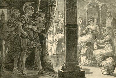 Lucretia Among Her Maidens, 1890. od Unbekannt