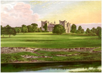 Hrad Lumley, hrabství Durham, domov hraběte ze Scarbrough, c1880 od Unbekannt