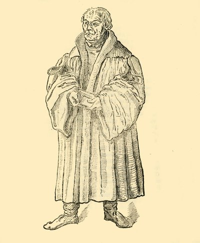 Luther Preaching, c1500-1520, 1890. od Unbekannt