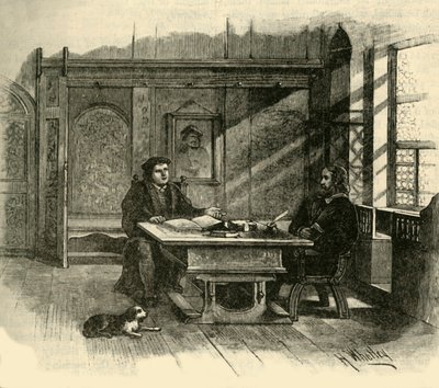 Luther a Melanchthon, c1500-1520, 1890. od Unbekannt