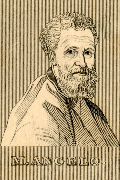 M. Angelo, 1475-1564, 1830. od Unbekannt