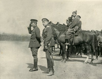 M. Kerensky Saluting The Troops, červenec 1917, 1919. od Unbekannt