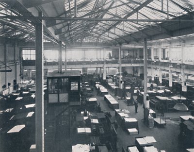 Strojní hala, 1916 od Unbekannt