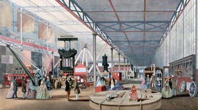 Machinery Hall, výstava Crystal Palace, Londýn, 1851 od Unbekannt