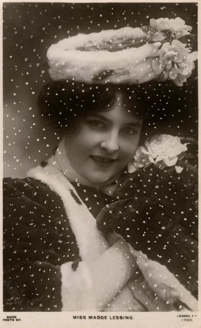 Madge Lessing, německá herečka, c1906 od Unbekannt