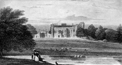 Madingley Hall, Madingley, Cambridgeshire, 19. století 1912 od Unbekannt