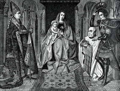 Madonna a dítě s kanovníkem Jorisem van der Paele, 1436, 1870 od Unbekannt