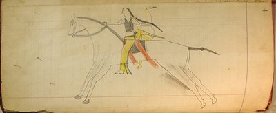 Maffet Ledger: Namontovaný Indian, ca. 1874-81. od Unbekannt