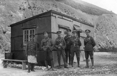Hlavní stráž, královské námořní skladiště, Fleet House a Archcliffe Fort, Dover, c1916 od Unbekannt