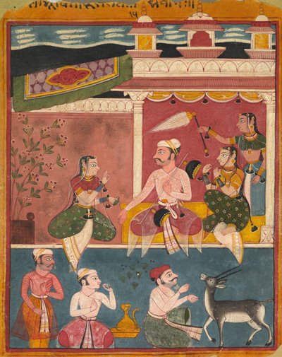 Malkas Raga, z Ragamala, c. 10. od Unbekannt