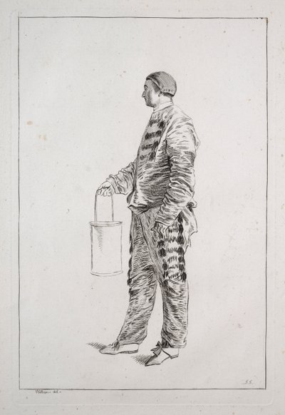 Man Standing, 1700s. od Unbekannt