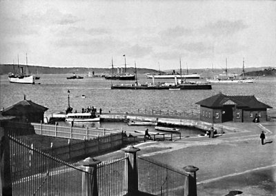 Man o War Stairs and Farm Cove, c1900. od Unbekannt