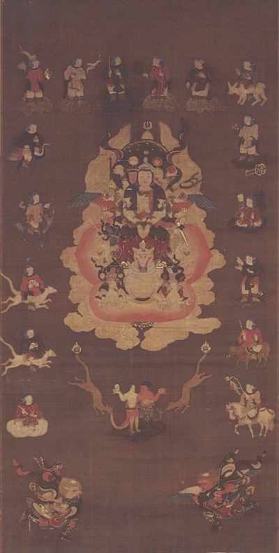 Mandala z Dakini-Ten od Unbekannt