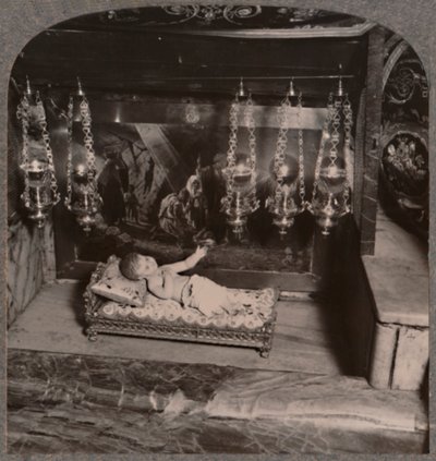 Jesličky Kristovy, Kostel Narození Páně, Betlém, c1900 od Unbekannt