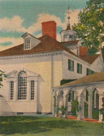 Mansion, pohled na severní konec, 1946 od Unbekannt