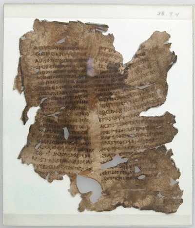 Rukopisný listový fragment, koptština, 4.-7. století. od Unbekannt