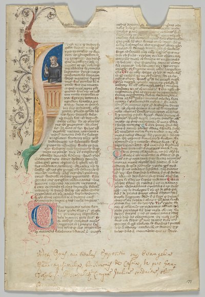 List rukopisu, italština, 14. století. od Unbekannt