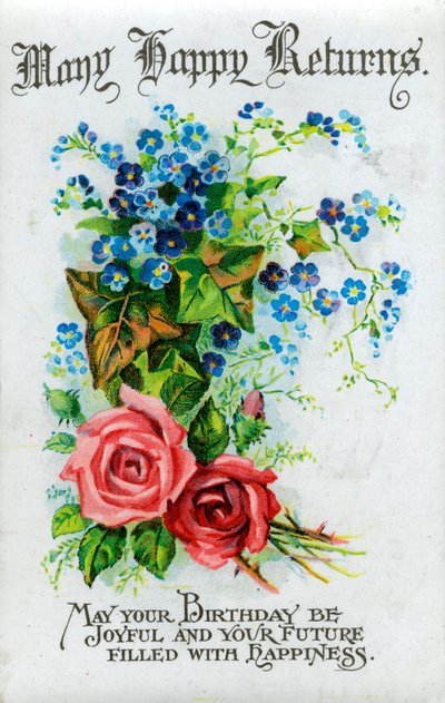 Mnoho šťastných návratů, přání k narozeninám, c1921 od Unbekannt