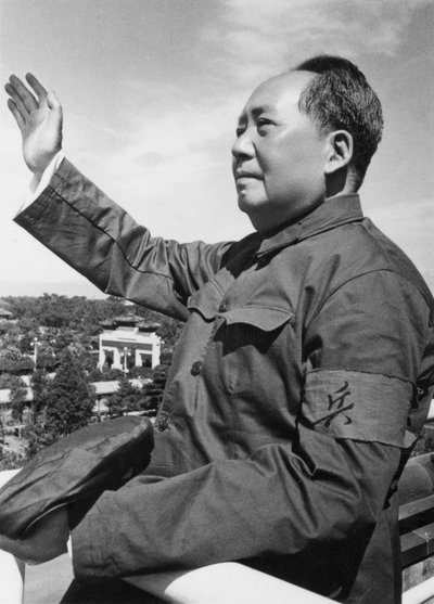Mao Ce-tung, čínský komunistický revolucionář a vůdce, 50. až 60. léta 20. století od Unbekannt