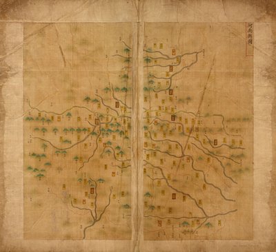 Mapa Henan od Unbekannt