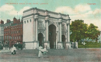 Mramorový oblouk, Hyde Park, Londýn od Unbekannt